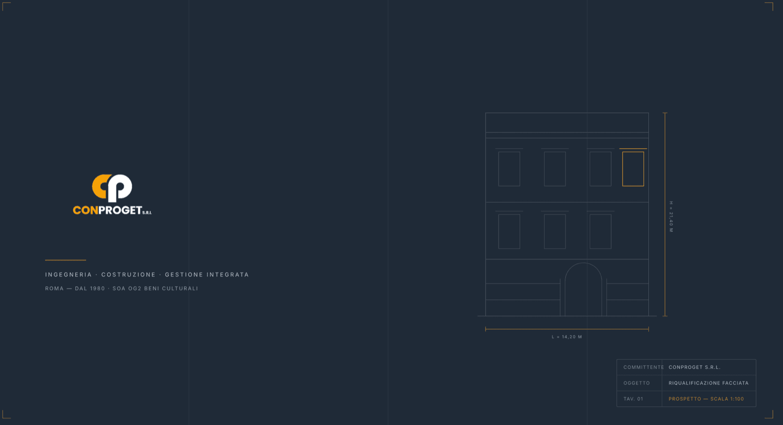 Conproget — anteprima del progetto