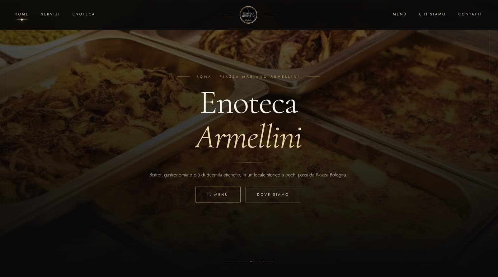 Enoteca Armellini Bistrot — anteprima del progetto