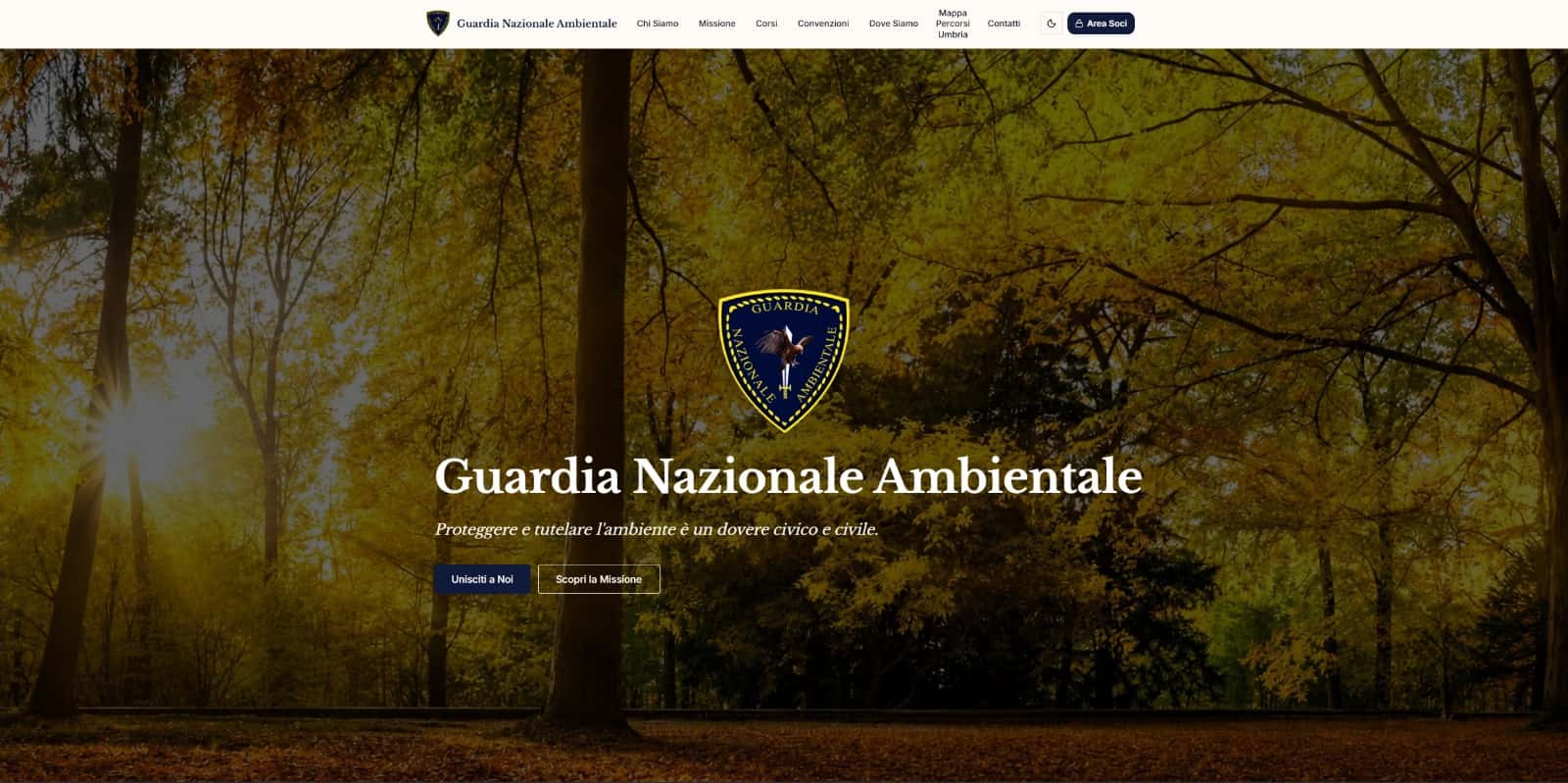Guardia Nazionale Ambientale — anteprima del progetto