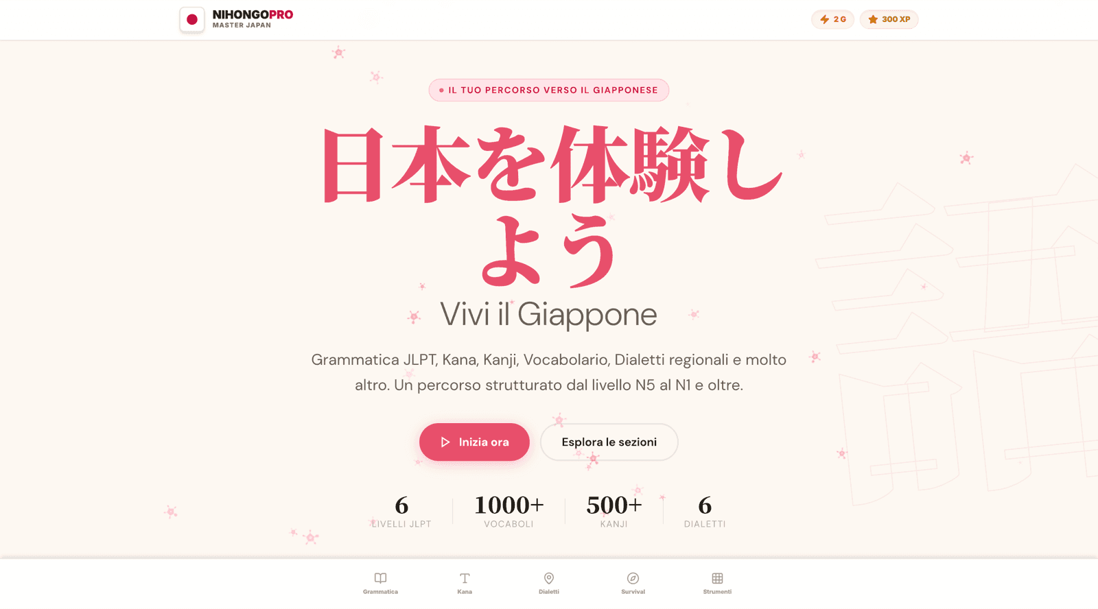 NihongoPro.it — project preview